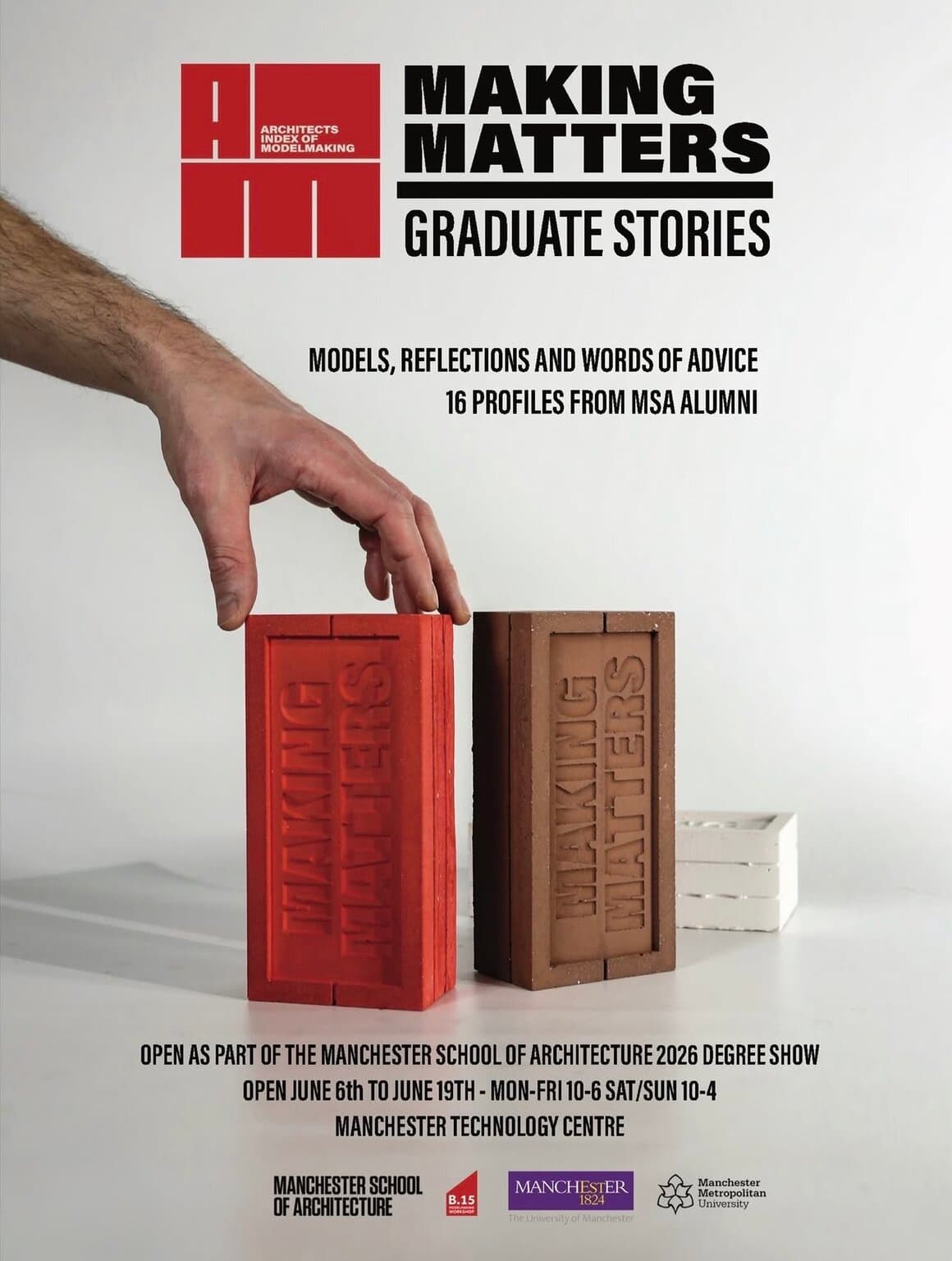 MAKING MATTERS – GRADUATE STORIES exhibition poster